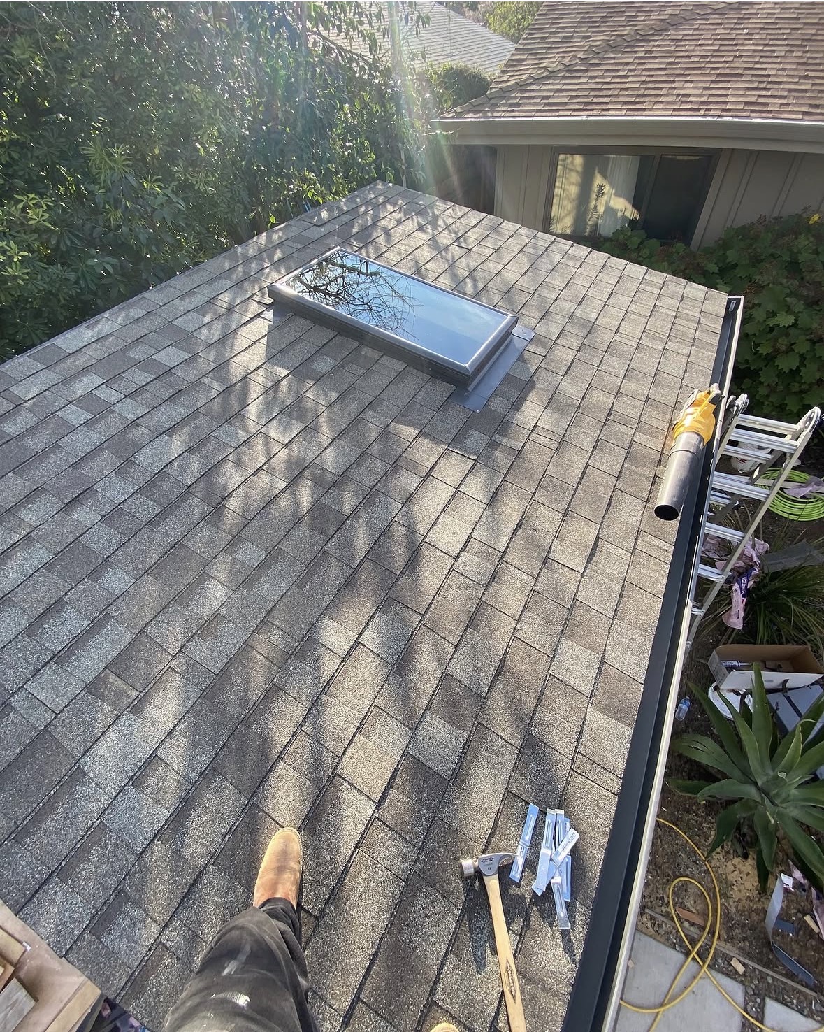 Roof shingle replacement